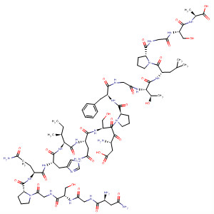 919514-10-6  L-Alanine,L-asparaginylglycyl-L-serylglycyl-L-prolyl-L-glutaminyl-L-histidyl-L-isoleucyl-L-asparaginyl-L-a-aspartyl-L-seryl-L-prolyl-L-phenylalanylglycyl-L-threonyl-L-leucyl-L-prolylglycyl-L-seryl-