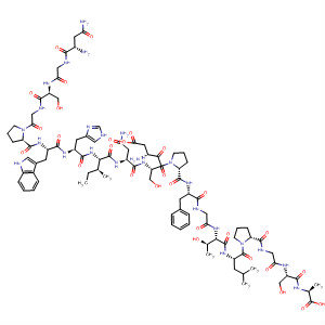 919514-50-4  L-Alanine,L-asparaginylglycyl-L-serylglycyl-L-prolyl-L-tryptophyl-L-histidyl-L-isoleucyl-L-asparaginyl-L-a-aspartyl-L-seryl-L-prolyl-L-phenylalanylglycyl-L-threonyl-L-leucyl-L-prolylglycyl-L-seryl-