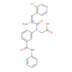 919522-86-4  Glycine, N-[3-[(phenylamino)carbonyl]phenyl]-,(2E)-2-[(3-chloro-4-pyridinyl)methylene]hydrazide