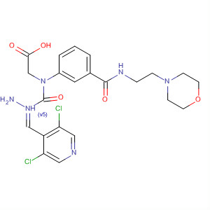 919522-94-4  Glycine, N-[3-[[[2-(4-morpholinyl)ethyl]amino]carbonyl]phenyl]-,(2E)-2-[(3,5-dichloro-4-pyridinyl)methylene]hydrazide