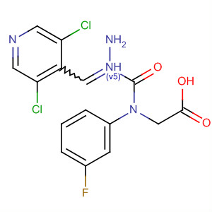 919523-06-1  Glycine, N-(3-fluorophenyl)-,2-[(3,5-dichloro-4-pyridinyl)methylene]hydrazide