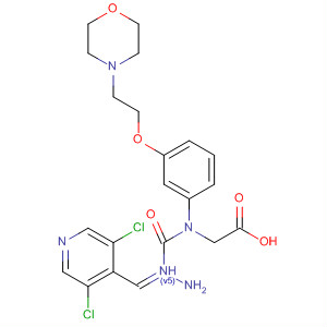 919523-38-9  Glycine, N-[3-[2-(4-morpholinyl)ethoxy]phenyl]-,(2E)-2-[(3,5-dichloro-4-pyridinyl)methylene]hydrazide