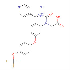 919523-84-5  Glycine, N-[3-[4-(trifluoromethoxy)phenoxy]phenyl]-,2-(4-pyridinylmethylene)hydrazide