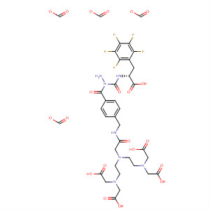 919526-96-8  D-Phenylalanine, 2,3,4,5,6-pentafluoro-,2-[4-[[[2-[bis[2-[bis(carboxymethyl)amino]ethyl]amino]acetyl]amino]methyl]benzoyl]hydrazide, formate (1:4)