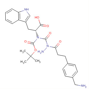 919529-18-3  D-Tryptophan, N-[(1,1-dimethylethoxy)carbonyl]-,2-[3-[4-(aminomethyl)phenyl]-1-oxopropyl]hydrazide