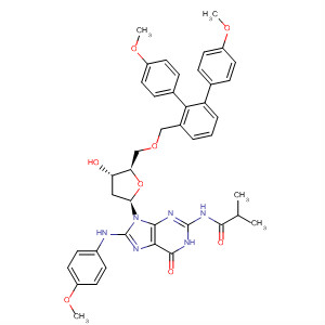 919530-73-7  Guanosine,5'-O-[bis(4-methoxyphenyl)phenylmethyl]-2'-deoxy-8-[(4-methoxyphenyl)amino]-N-(2-methyl-1-oxopropyl)-