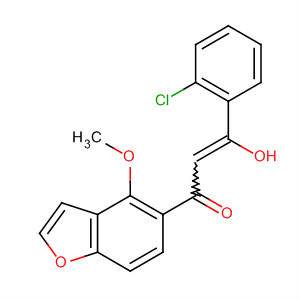 919530-77-1  2-Propen-1-one,3-(2-chlorophenyl)-3-hydroxy-1-(4-methoxy-5-benzofuranyl)-