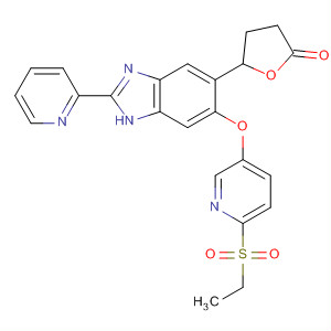 919534-05-7  2(3H)-Furanone,5-[6-[[6-(ethylsulfonyl)-3-pyridinyl]oxy]-2-(2-pyridinyl)-1H-benzimidazol-5-yl]dihydro-