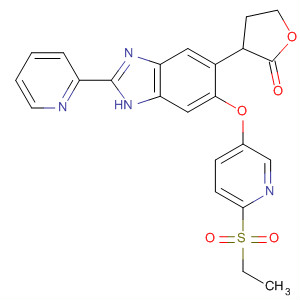 919534-19-3  2(3H)-Furanone,3-[6-[[6-(ethylsulfonyl)-3-pyridinyl]oxy]-2-(2-pyridinyl)-1H-benzimidazol-5-yl]dihydro-