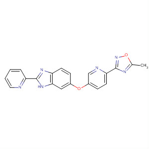 919534-50-2  1H-Benzimidazole,6-[[6-(5-methyl-1,2,4-oxadiazol-3-yl)-3-pyridinyl]oxy]-2-(2-pyridinyl)-