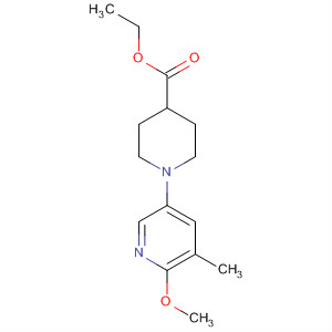 919536-35-9  4-Piperidinecarboxylic acid, 1-(6-methoxy-5-methyl-3-pyridinyl)-, ethylester