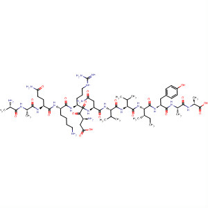 919762-90-6  L-Alanine,L-alanyl-L-alanyl-L-glutaminyl-L-lysyl-L-a-aspartyl-L-arginyl-L-asparaginyl-L-valyl-L-valyl-L-isoleucyl-L-tyrosyl-L-alanyl-