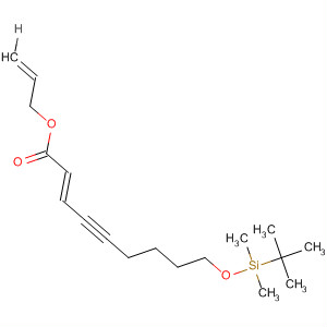 919771-10-1  2-Nonen-4-ynoic acid, 9-[[(1,1-dimethylethyl)dimethylsilyl]oxy]-,2-propen-1-yl ester, (2E)-