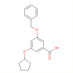 919784-55-7  Benzoic acid, 3-(cyclopentyloxy)-5-(phenylmethoxy)-