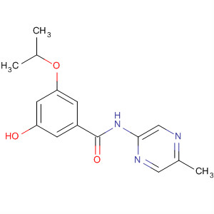 919784-60-4  Benzamide, 3-hydroxy-5-(1-methylethoxy)-N-(5-methyl-2-pyrazinyl)-