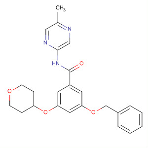 919784-83-1  Benzamide,N-(5-methyl-2-pyrazinyl)-3-(phenylmethoxy)-5-[(tetrahydro-2H-pyran-4-yl)oxy]-
