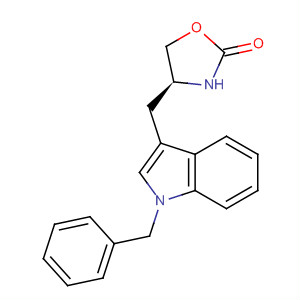 919787-49-8  2-Oxazolidinone, 4-[[1-(phenylmethyl)-1H-indol-3-yl]methyl]-, (4S)-