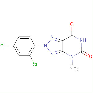 919833-00-4  2H-1,2,3-Triazolo[4,5-d]pyrimidine-5,7(4H,6H)-dione,2-(2,4-dichlorophenyl)-4-methyl-