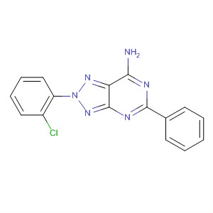 919833-16-2  2H-1,2,3-Triazolo[4,5-d]pyrimidin-7-amine, 2-(2-chlorophenyl)-5-phenyl-