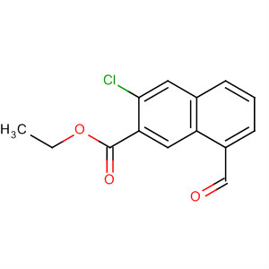 919994-83-5  2-Naphthalenecarboxylic acid, 3-chloro-8-formyl-, ethyl ester