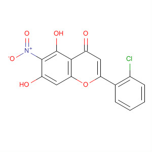 920006-43-5  4H-1-Benzopyran-4-one, 2-(2-chlorophenyl)-5,7-dihydroxy-6-nitro-