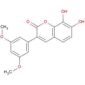 920007-18-7  2H-1-Benzopyran-2-one, 3-(3,5-dimethoxyphenyl)-7,8-dihydroxy- 920007-18-7  2H-1-Benzopyran-2-one, 3-(3,5-dimethoxyphenyl)-7,8-dihydroxy-