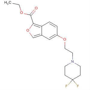 920009-71-8  2-Benzofurancarboxylic acid, 5-[2-(4,4-difluoro-1-piperidinyl)ethoxy]-,ethyl ester