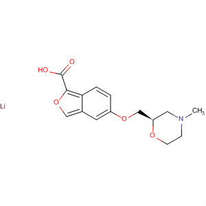 920009-85-4  2-Benzofurancarboxylic acid, 5-[[(2R)-4-methyl-2-morpholinyl]methoxy]-,lithium salt (1:1)