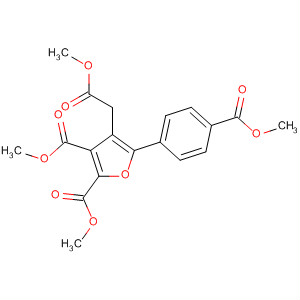 920025-90-7  2,3-Furandicarboxylic acid,5-[4-(methoxycarbonyl)phenyl]-4-(2-methoxy-2-oxoethyl)-, 2,3-dimethylester