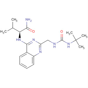 920029-35-2  Butanamide,2-[[2-[[[[(1,1-dimethylethyl)amino]carbonyl]amino]methyl]-4-quinazolinyl]amino]-3-methyl-, (2S)-