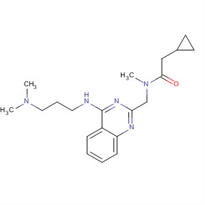 920031-10-3  Cyclopropaneacetamide,N-[[4-[[3-(dimethylamino)propyl]amino]-2-quinazolinyl]methyl]-N-methyl-