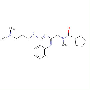 920031-18-1  Cyclopentanecarboxamide,N-[[4-[[3-(dimethylamino)propyl]amino]-2-quinazolinyl]methyl]-N-methyl-
