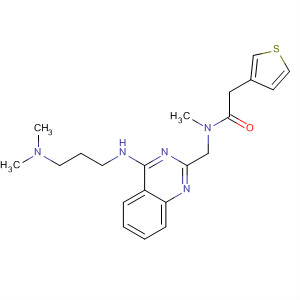 920031-30-7  3-Thiopheneacetamide,N-[[4-[[3-(dimethylamino)propyl]amino]-2-quinazolinyl]methyl]-N-methyl-