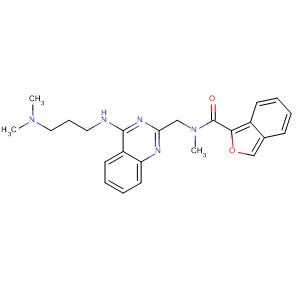 920031-40-9  2-Benzofurancarboxamide,N-[[4-[[3-(dimethylamino)propyl]amino]-2-quinazolinyl]methyl]-N-methyl-