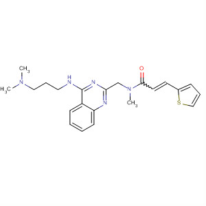 920031-80-7  2-Propenamide,N-[[4-[[3-(dimethylamino)propyl]amino]-2-quinazolinyl]methyl]-N-methyl-3-(2-thienyl)-