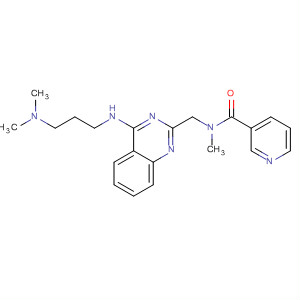 920031-99-8  3-Pyridinecarboxamide,N-[[4-[[3-(dimethylamino)propyl]amino]-2-quinazolinyl]methyl]-N-methyl-