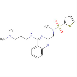 920032-06-0  2-Thiophenesulfonamide,N-[[4-[[3-(dimethylamino)propyl]amino]-2-quinazolinyl]methyl]-N-methyl-