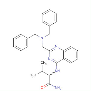 920032-97-9  Butanamide,2-[[2-[[bis(phenylmethyl)amino]methyl]-4-quinazolinyl]amino]-3-methyl-,(2S)-