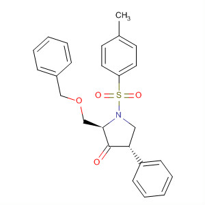 920035-13-8  3-Pyrrolidinone,1-[(4-methylphenyl)sulfonyl]-4-phenyl-2-[(phenylmethoxy)methyl]-,(2R,4S)-