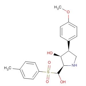 920035-19-4  2-Pyrrolidinemethanol,3-hydroxy-4-(4-methoxyphenyl)-1-[(4-methylphenyl)sulfonyl]-,(2R,3S,4S)-