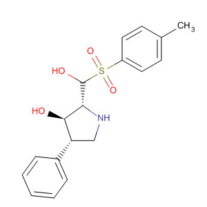 920035-22-9  2-Pyrrolidinemethanol, 3-hydroxy-1-[(4-methylphenyl)sulfonyl]-4-phenyl-,(2R,3R,4S)-