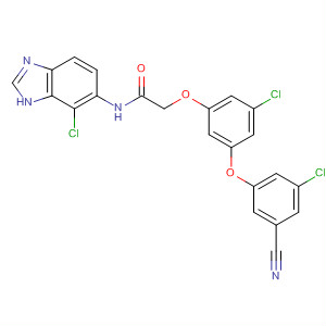 920035-64-9  Acetamide,N-(7-chloro-1H-benzimidazol-6-yl)-2-[3-chloro-5-(3-chloro-5-cyanophenoxy)phenoxy]-
