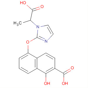 920265-41-4  1H-Imidazole-1-propanoic acid,2-[(6-carboxy-5-hydroxy-1-naphthalenyl)oxy]-