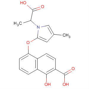 920265-42-5  1H-Pyrrole-1-propanoic acid,2-[(6-carboxy-5-hydroxy-1-naphthalenyl)oxy]-4-methyl-