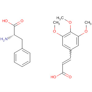 920265-91-4  2-Propenoic acid, 3-(3,4,5-trimethoxyphenyl)-, compd. withL-Phenylalanine (1:1)