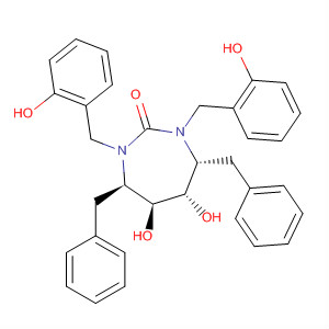 920268-61-7  2H-1,3-Diazepin-2-one,hexahydro-5,6-dihydroxy-1,3-bis[(hydroxyphenyl)methyl]-4,7-bis(phenylmethyl)-, (4R,5S,6S,7R)-