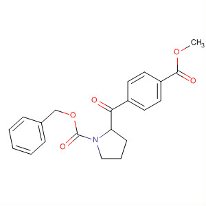 920273-89-8  1-Pyrrolidinecarboxylic acid, 2-[4-(methoxycarbonyl)benzoyl]-,phenylmethyl ester