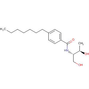 920277-24-3  Benzamide, 4-heptyl-N-[(1S,2R)-2-hydroxy-1-(hydroxymethyl)propyl]-
