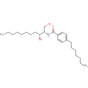 920277-36-7  Benzamide, 4-heptyl-N-[(1S,2R)-2-hydroxy-1-(hydroxymethyl)decyl]-