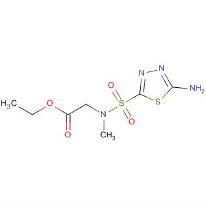 920280-93-9  Glycine, N-[(5-amino-1,3,4-thiadiazol-2-yl)sulfonyl]-N-methyl-, ethyl ester